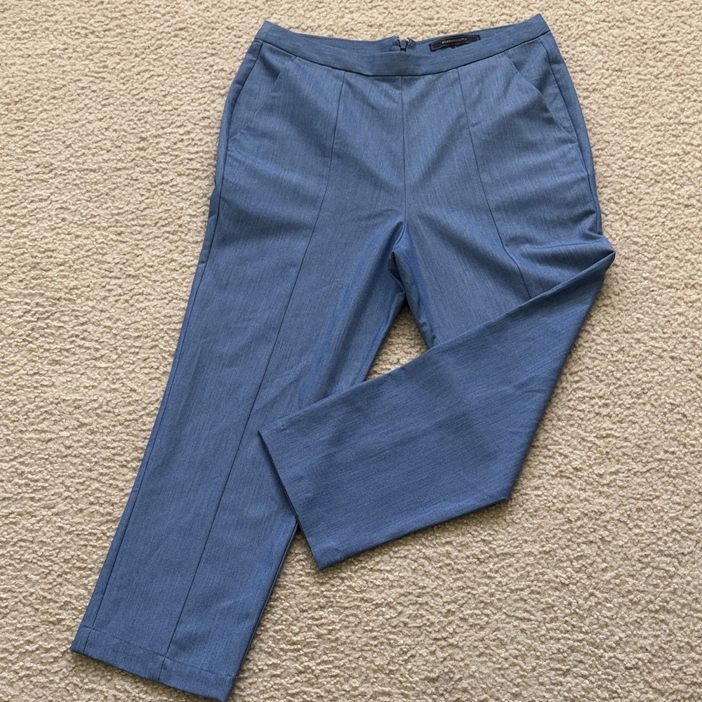 BCBGMaxAzria Blue Ankle Pants